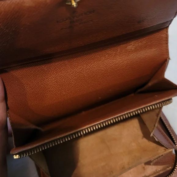 Authentic Vintage Louis Vuitton Monogram Porte Monnaie Tresor Wallets - Picture 8 of 12